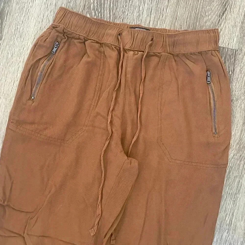 Womens Rewash Brown Jogger Pants - XS - Picture 2 of 5